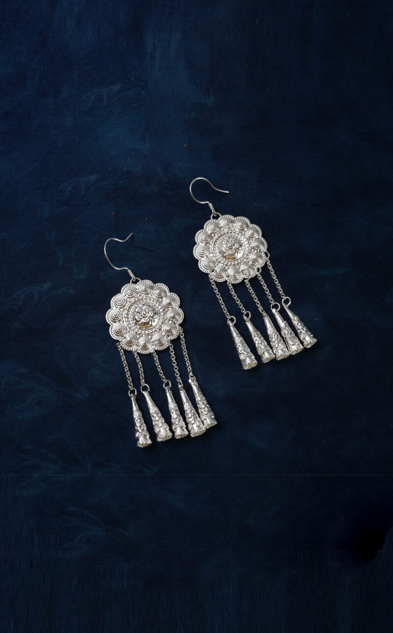 Engraved Dangling Earrings